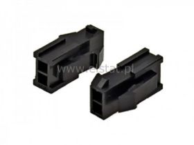 Wtyk męski 2pin bez styków 3mm 5A MOLEX