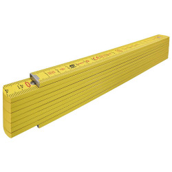 Stabila 14556 Folding Ruler Type 400 2m Beech Wood Folding Rule