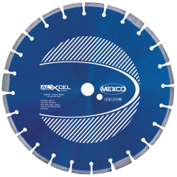 MEXCO ALXCEL3501025 Asphalt Looping Diamond Blade 350 x 25.4mm x 10mm Width