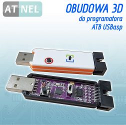 Obudowa 3D do ATB-USBASP (Orange)