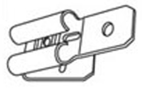 Konektor płaski Żeński 6.35 x 0.81mm długość 19.3mm Izolacja: Nieizolowane