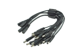 DC 5.5*2.1 1 Female to 4 Male Power Cable