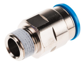 Złączka pneumatyczna R 3/8 męskie Wciskane 16 mm Festo Adapter gwintowany prosty R 3/8 męskie