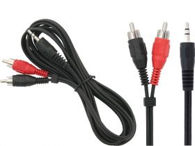 PRZEWOD JACK 2*RCA 5M