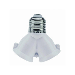 Rozgałęziacz E27 na 2x E27 adapter na żarówkę