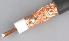 Kabel koncentryczny 50 Ohm,drut miedziany 2,62mm, PE