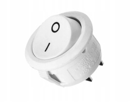 WŁĄCZNIK DO OBUDOWY KOŁYSKOWY OKRĄGŁY BI AŁY