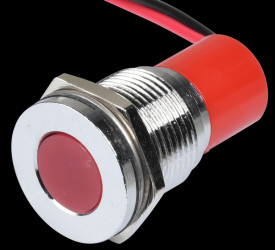 Q16F3CXXR24E Indicator LED, 24 V DC, 16 mm, wired, red/BrC