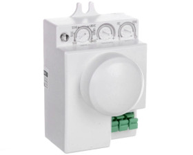 Czujnik ruchu mikrofalowy mini 5.8GHz 120W 360 stopni 3-2000lx biały OR-CR-216