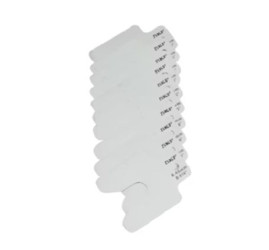 Zestaw podkładek regulacyjnych SKF grubość 0.4mm Stal nierdzewna długość 50mm Srebrny