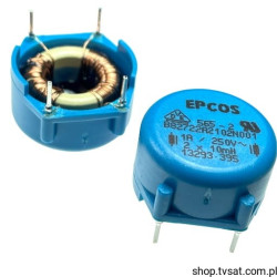 B82722-A2102-N001 10mH 250V 1A Dual Chokes THT EPCOS