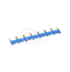 Mostek grzebieniowy do przekaźników serii 93.02/93.52 8P niebieski 093.08