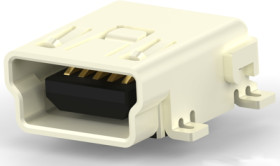 USB-Mini-B socket, 5 pole, USB 2.0, SMD, 1734035-1