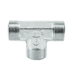 Złączka hydrauliczna, Złacze A: Stożek męski 24° DIN, Złacze B: Stożek męski 24° DIN, Stal, 630bar