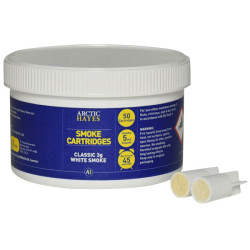 Arctic Hayes 333003C Smoke Cartridges Classic 3g White (Tub 50)
