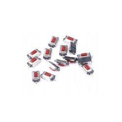 MIKROPRZYCISK smd 0,3mm 3,7x6,1x2,5mm CZERWONY PRZYCISK