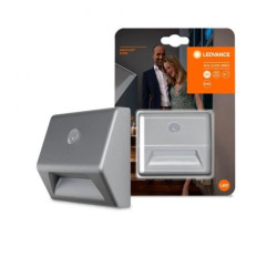 Oprawa Schodowa LED Nightlux Srebrna 0,3W 10lm 4000K IP54 Ledvance Czujnik ruchu