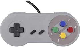 Gamepad Raspberry Pi®, Uniwersalny Joy-it Gamepad SNES Design, USB, Rodzaj transmisji danych: przewodowa, szary