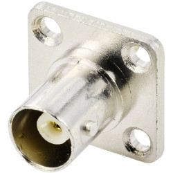 TruComponents 160873 BNC connector Sleeve socket, straight pins 50 Ω