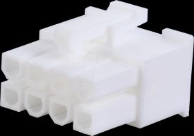 5557-08R-210 / 3901-2085 Molex crimp housing - Mini-Fit Jr. - 2x4-pin - socket