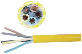 Przewód przyłączeniowy Gifas Electric 206485, 5 x 4 mm², 50 m, pomarańczowy