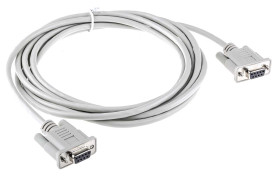 Kabel szeregowy, długość 3m, złącze A: 9-stykowe D-sub, złącze B: 9-stykowe D-sub