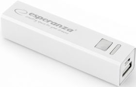Power Bank 2400mAh biaĹy