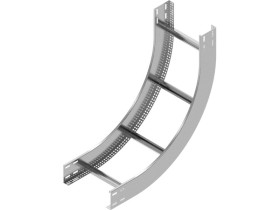 Łuk pionowy LPDWC400H100N wewnętrzny drabiny grubość blachy 2.0mm 499341 BAKS