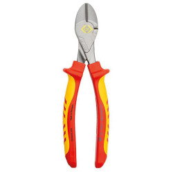 CK Tools T37021A 200 RedLine VDE High Leverage Side Cutters, 200 mm