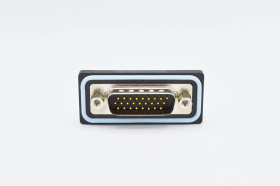 Złącze D-Sub lutowane 26-pinowe Męski Kątowe Montaż na płytce drukowanej raster 2.29mm