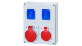 Rozdzielnica Budowlana Bergamo 1X5p 16A 1X5p 32A 2X2p+Z Italine Ita00115...