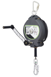 Zabezpieczenie przed upadkiem, Poliamid, 30m, Pojedynczy, Stal