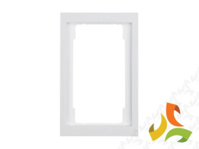 BERKER K.1 Ramka z dużym wycięciem pionowa biały połysk 13097009 HAGER