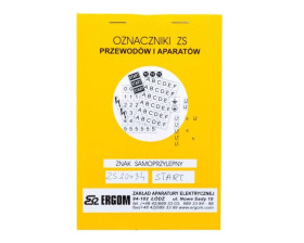 Znaki samoprzylepne ZS 20x34/PEN E04ZP-02030111200