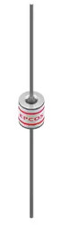 2 electrode arrester, axial, 2.5 kV, 2 kA, ceramic, B88069X2500S102