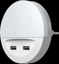 4058075266902 LUNETTA night light, 3 lm, with 2 x USB chargers