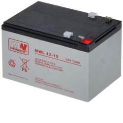 Akumulator AGM 12V/12Ah MWL 12-12 MWp 117590