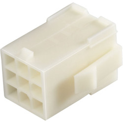 TE Connectivity 172233-01 Mini-Universal MATE-N-LOK Snap-in Crimp Housing 2 Pin