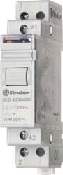 Przełącznik przepięciowy szyna Finder 20.21.8.110.4000 1 NO 110 V/AC 1 szt.