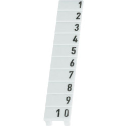 Wieland 04.856.3253.0 Marking Strip 6mm Marked 9705 A/6/10 B N