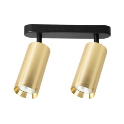 Oprawa reflektorki sufitowe Mica Spot Złoty 2xGU10 ML1146 Milagro