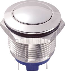 Przycisk wandaloodporny chwilowy TRU COMPONENTS GQ19B-10/J/S, 1 x wył/(wł), 1 szt.