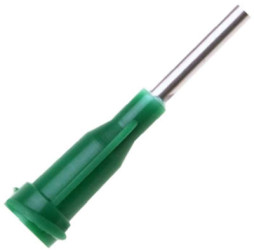 Dispensing tip, (L) 25.4 mm, green, Gauge 14, Inside Ø 1.7 mm, KDS141P