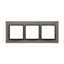 Simon 54 Nature Ramka potrójna beton - SZORSTKA PRZYJAŹŃ DRN3/97