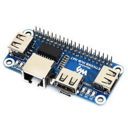 Ethernet and USB HUB HAT for Raspberry Pi