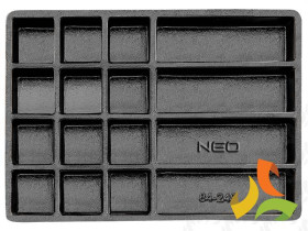 Wkładka do szafki narzędziowej rozmiar 3/3 pełne wypełnienie szuflady bez narzędzi 84-249 NEO TOOLS