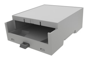 Obudowa DIN 90mm Obudowa szyny DIN 90 x 32.2mm materiał: ABS Italtronic