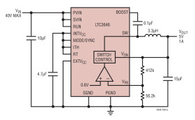 40V, 1A Synchronous Step-Down Converter