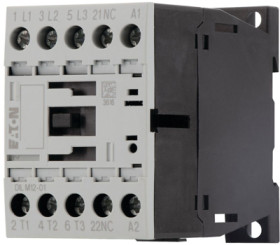 Power contactor, 3 pole, 22 A, 1 Form B (N/C), coil 230 VAC, screw connection, 276873