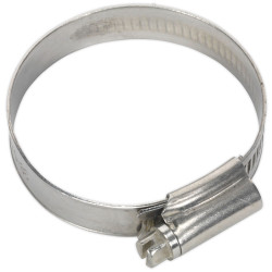 Sealey SHCSSM Hose Clip Stainless Steel &#xD8;38-57mm Pack of 10